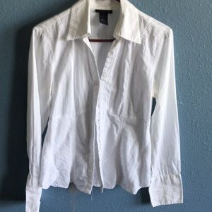 White tailored blouse